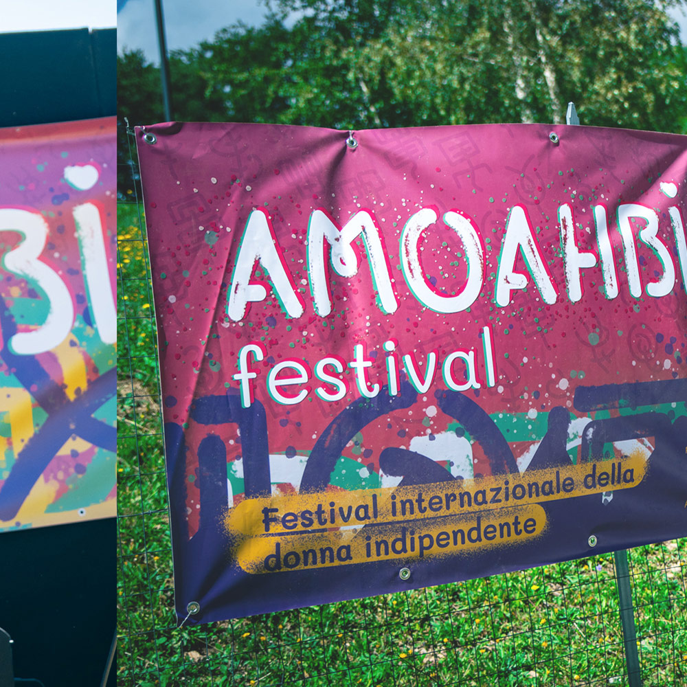 Amoahbia Festival outdoor printed canvas