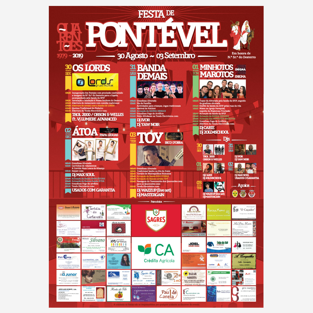 Festa de Pontevel 2019 Poster