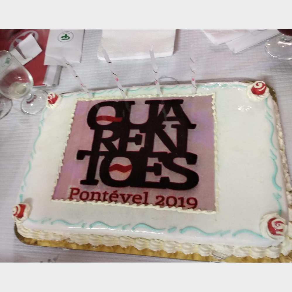 Quarentoes 2019 cake