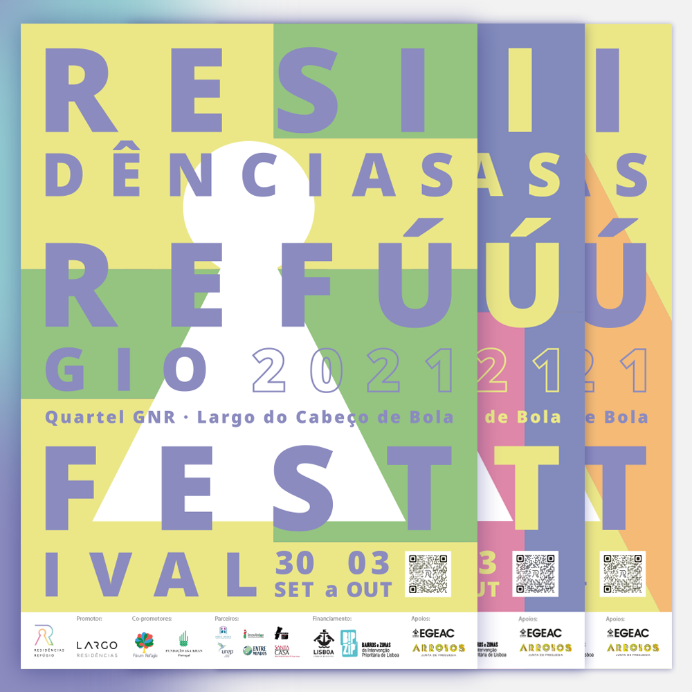 Residencias Refugio Festival alternative posters