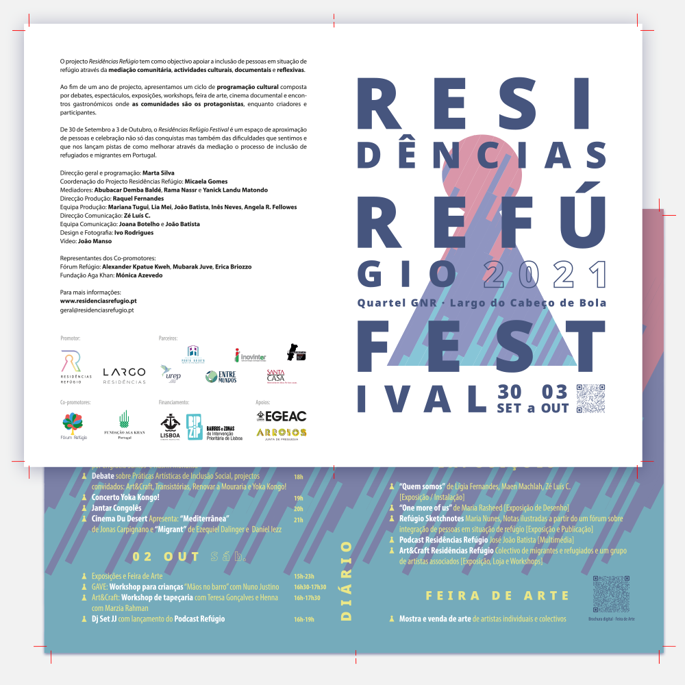 Residencias Refugio Festival leaflet